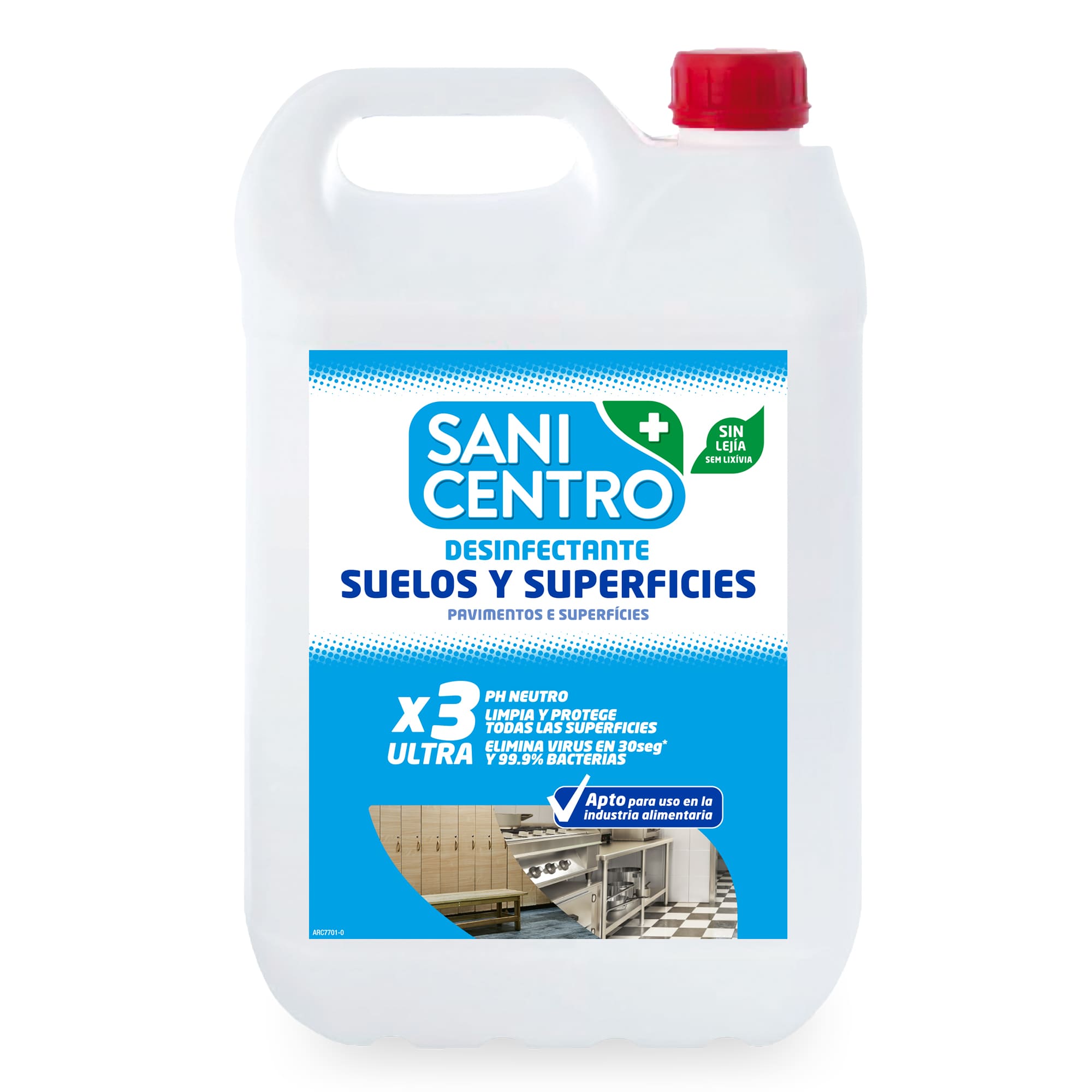 SANICENTRO SUELOS Y SUPERFICIES USO PROFESIONAL 5L - Sanicentro