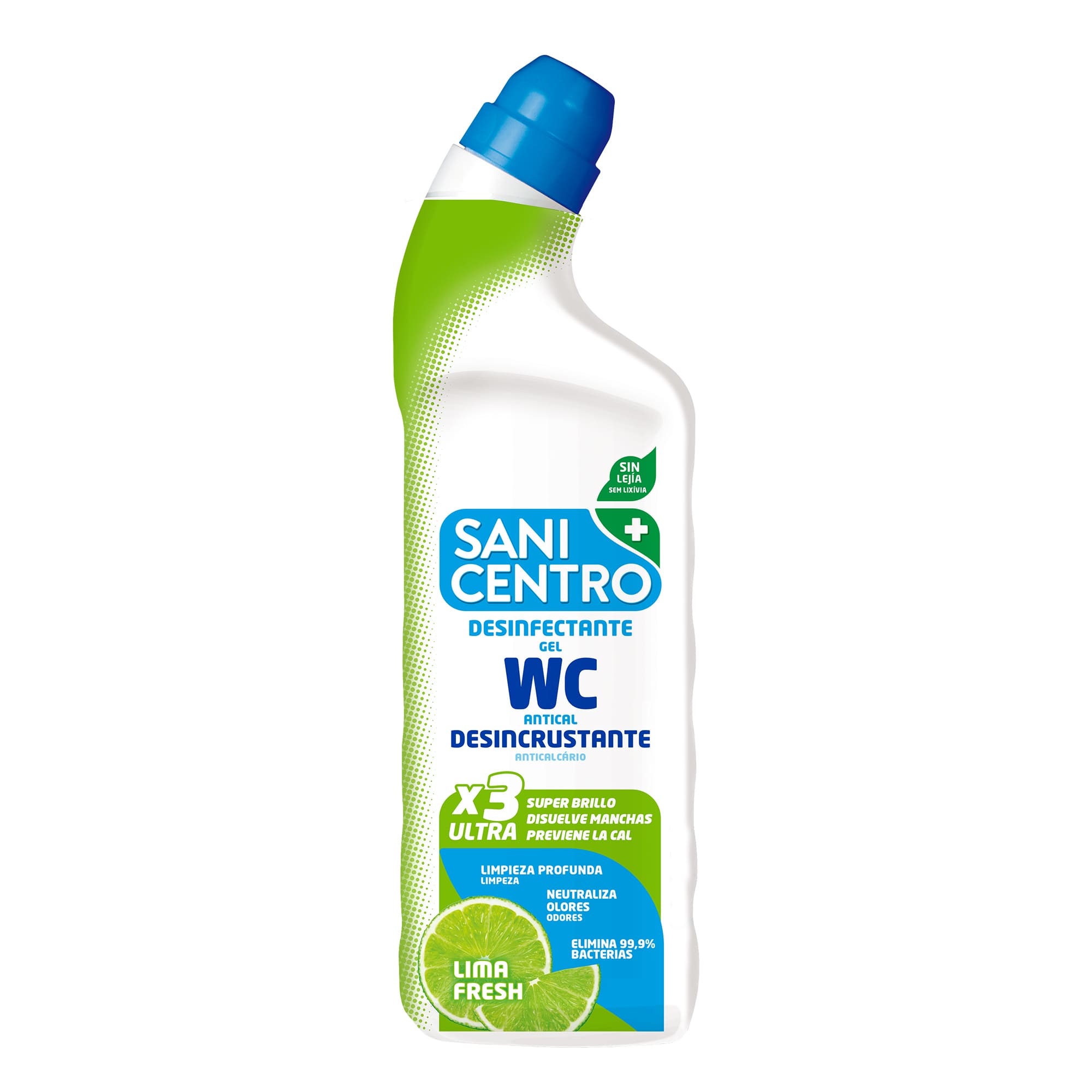 Gel WC con lejía SAAMIX- botella de 1 litro