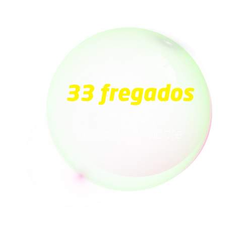 33 fregados por botella aproximadamente