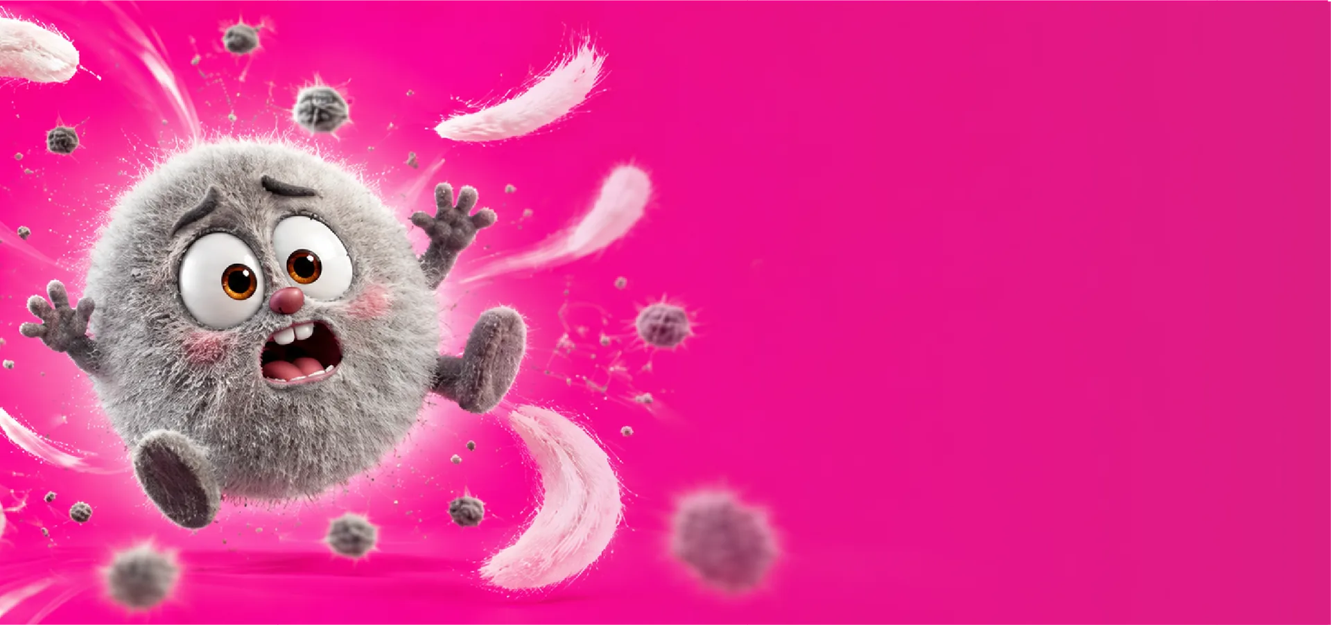 Pelusón con pelos y plumas